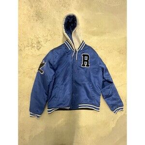 Harry Potter Ravenclaw Coaches Blue Satin Hooded Varsity Jacket